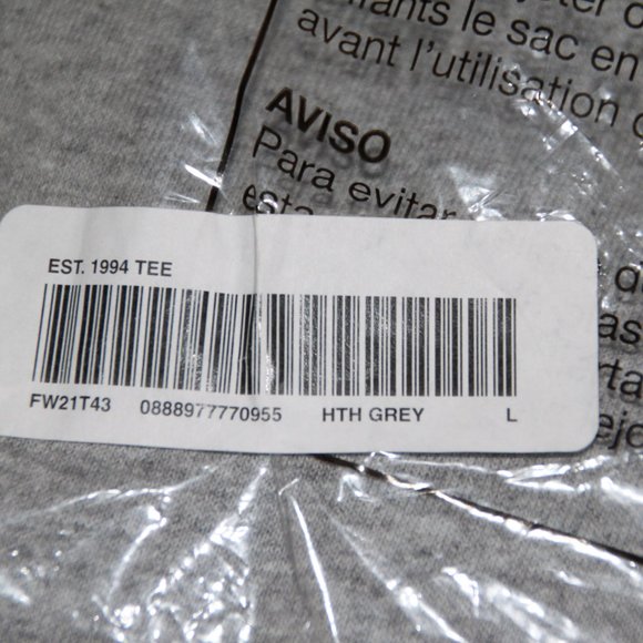 SUPREME Est. 1994 Tee FW21 - Picture 7 of 9